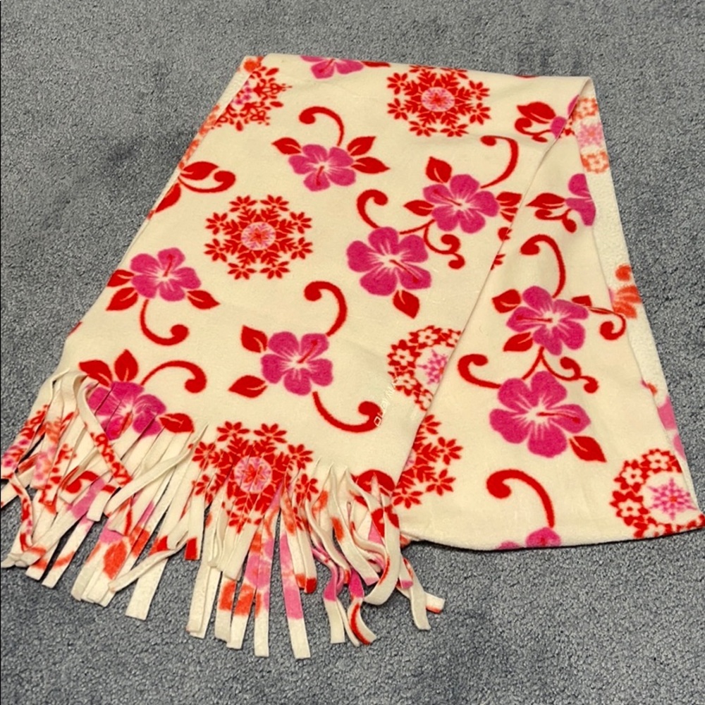 Old Navy Floral Microfleece Scarf